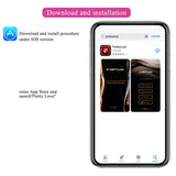 Pretty Love - Klay Vibrador Huevo Con Empuje App Control Morado