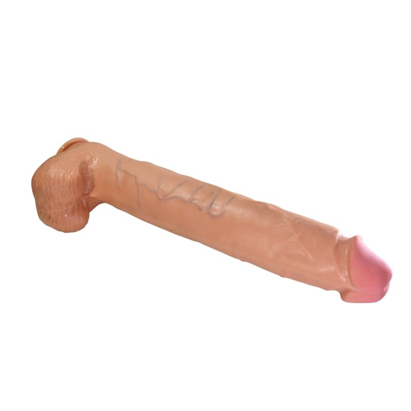 Pretty Love - Rael Dildo Realístico Flexible Con Ventosa 40 Cm -ø- 6 Cm Marrón