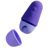 Romp - Free X Estimulador De Clítoris Con Tapa 10 Niveles Recargable Morado