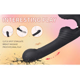 Nalone - Allow Vibrador Doble Con Rotación Y Empuje Negro