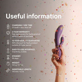 Lelo - Ina Thrust Vibrador Rabbit Con Empuje Morado