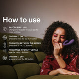 Lelo - Ina Thrust Vibrador Rabbit Con Empuje Morado