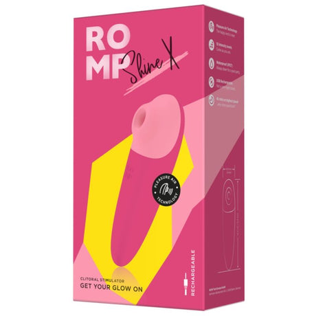 Romp - Shine X Succionador De Clítoris 10 Niveles Rosa