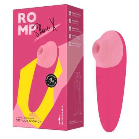 Romp - Shine X Succionador De Clítoris 10 Niveles Rosa