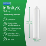 Pasante - Delay Infinity Preservativos Retardantes Caja 144 Unidades