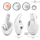 Intense - Jimmy Estimulador Multifunción Con Forma De Mano, Vibración Y Calor