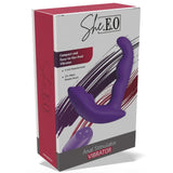 She.E.O - Estimulador Anal Vibrador Rotativo Con Control Remoto Morado