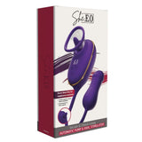She.E.O - Succionador De Clítoris Con Efecto Licking Y Estimulador Anal Morado