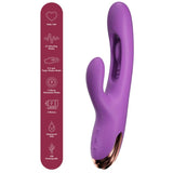 She.E.O - Vibrador Rabbit Punto G Con Movimiento Digital Morado