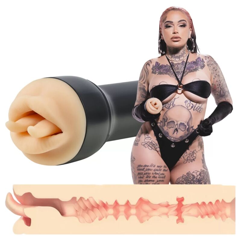 Kiroo - Raven Mouth Masturbador Lengua Viperina Realista