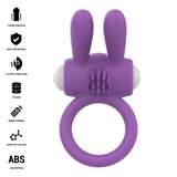 Intense - Hopps Anillo Para Pene Vibrador Con Estimulación Clitoriana Morado