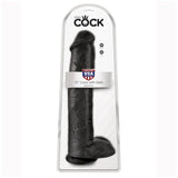 King Cock - Pene Realistico Con Testiculos 34.2 Cm Negro