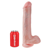 King Cock Pene Con Testículos De 15 - Color Natural