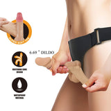 Pretty Love - Zane Arnés Con Dildo Flexible 17 Cm Ø 4,3 Cm Color Natural
