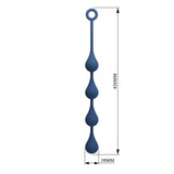 Mr Play - Bolas Anales Silicona Azul Talla L 42,6 Cm
