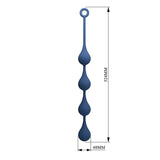 Mr Play - Bolas Anales Silicona Azul Talla Xl 52,5 Cm