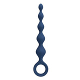 Mr Play - Bolas Anales Y Plug Anal Silicona Azul 20,4 Cm