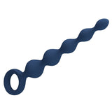 Mr Play - Bolas Anales Y Plug Anal Silicona Azul 20,4 Cm