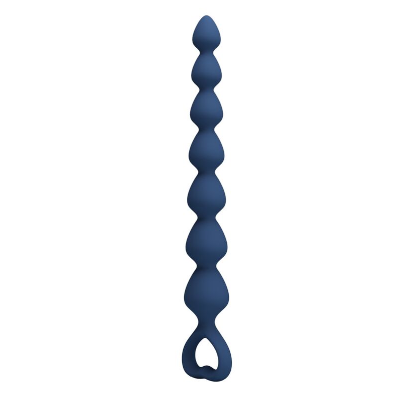 Mr Play - Bolas Anales Y Plug Anal Silicona Azul 26,7 Cm