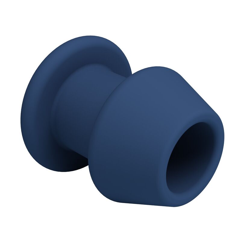 Mr Play - Jack Plug Anal Hueco Silicona Azul Talla M