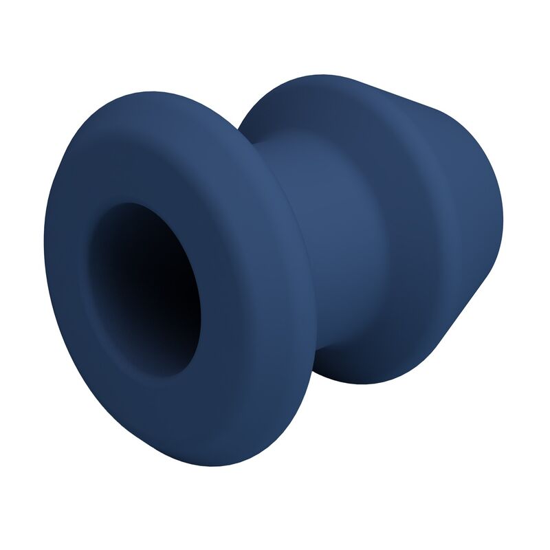 Mr Play - Jack Plug Anal Hueco Silicona Azul Talla M