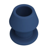 Mr Play - Jack Plug Anal Hueco Silicona Azul Talla M