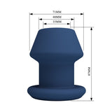 Mr Play - Jack Plug Anal Hueco Silicona Azul Talla M