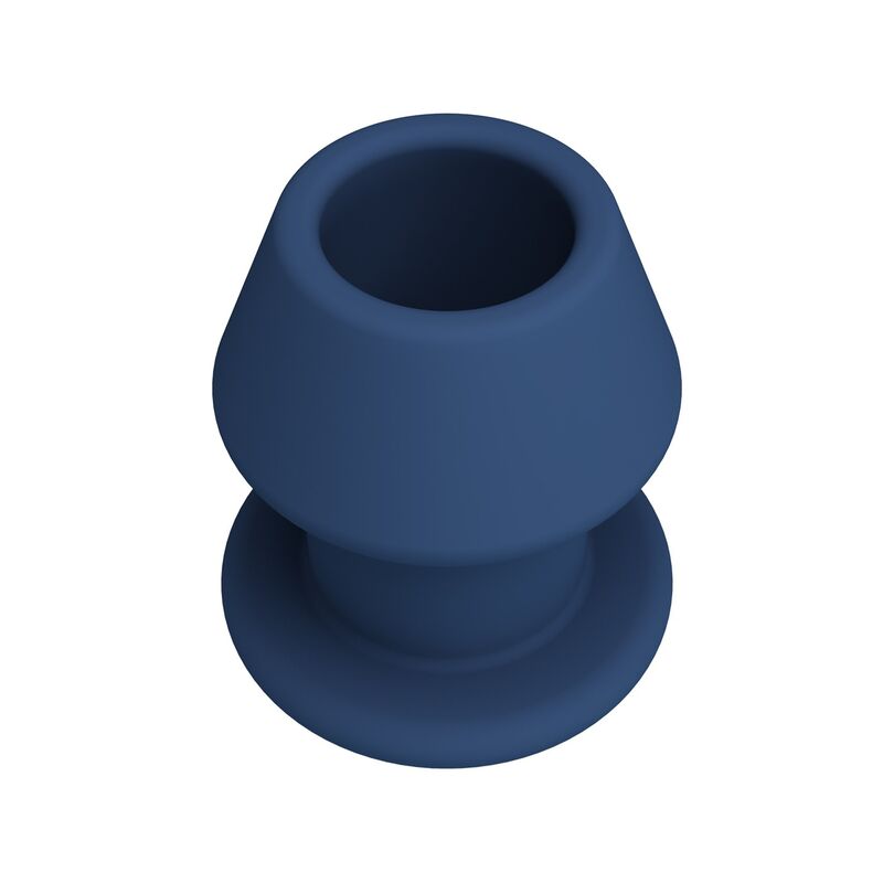 Mr Play - Jack Plug Anal Hueco Silicona Azul Talla S