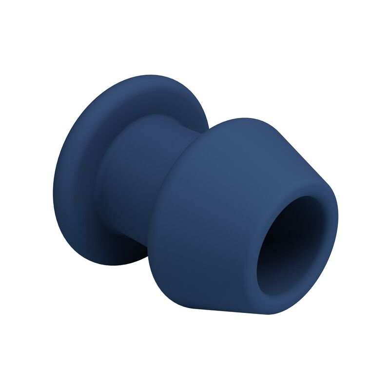 Mr Play - Jack Plug Anal Hueco Silicona Azul Talla S