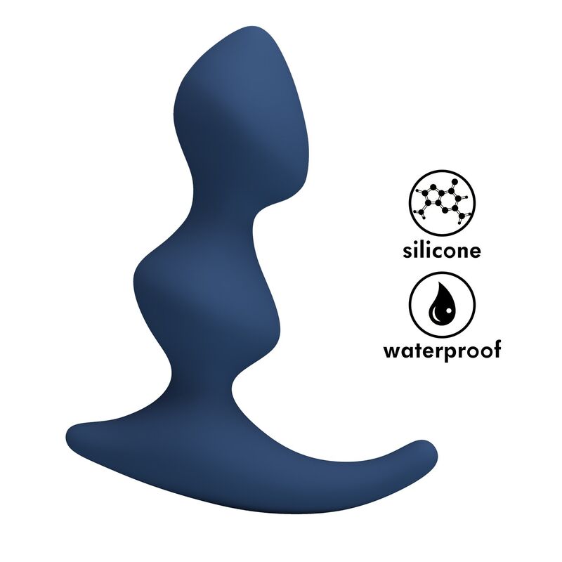 Mr Play - Plug Anal Azul Ergonómico