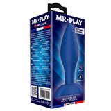 Mr Play - Plug Anal Cónico Silicona Azul L