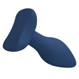 Mr Play - Plug Anal Cónico Silicona Azul S