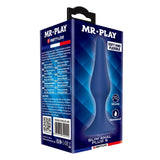 Mr Play - Plug Anal Silicona Azul Slim Talla S