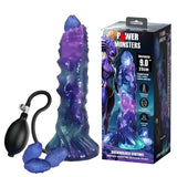 Power Monsters - Duskwalker Sentinel Dildo Hinchable Fantasía Tricolor 23 Cm Ø 5 Cm
