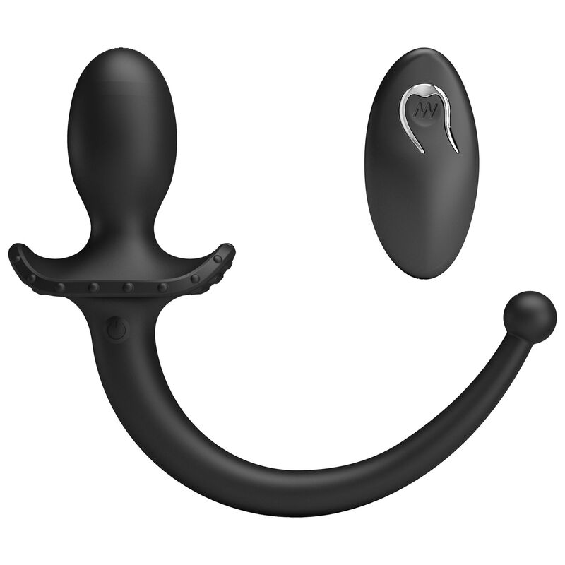 Mr Play - Vibrador Anal Y Perineal Con Control Remoto Inalámbrico Negro