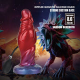Power Monsters - Shadow Behemoth Dildo Hinchable Fantasía Bicolor 22 Cm Ø 5 Cm