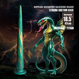 Power Monsters - Wildwyrm Tail Dildo Bicolor 47 Cm Ø 4 Cm