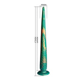 Power Monsters - Wildwyrm Tail Dildo Bicolor 47 Cm Ø 4 Cm