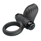 Pretty Love - Anillo Vibrador Para Pene Adrien 10 Funciones Negro