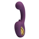 Pretty Love - Brynnlee Vibrador Con Estimulador Oral Recargable 10 Vibraciones Y 5 Funciones De Lamido Morado