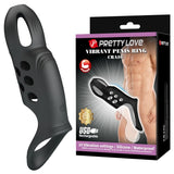 Pretty Love - Craig Anillo Para Pene Vibrador Recargable Negro