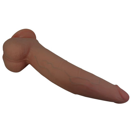 Pretty Love - Cuthbert Dildo Realístico Flexible 20 Cm Ø 5 Cm Tpe Marrón