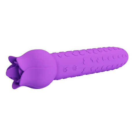Pretty Love - Dannell Vibrador Con Estimulación Oral Y Clitoral Recargable Morado