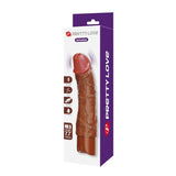 Pretty Love - Donald Vibrador Realístico 19,5 Cm Ø 4 Cm Color Marrón
