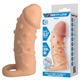 Pretty Love - Dort Funda Para Pene Extensora 14 Cm Ø 4 Cm Color Natural