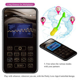 Pretty Love - Huevo Vibrador Pulsen Control App 12 Funciones Recargable Usb Verde-amarillo