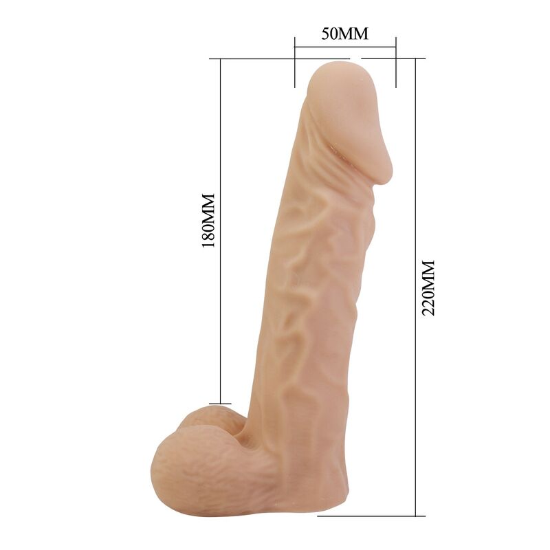 Pretty Love - Jolyon Arnés Con Dildo Flexible 22 Cm Ø 4,8 Cm Color Natural