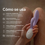 Lelo - Ina Twist Vibrador Rabbit Punto G Y Clítoris Lavanda