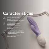 Lelo - Ina Twist Vibrador Rabbit Punto G Y Clítoris Lavanda
