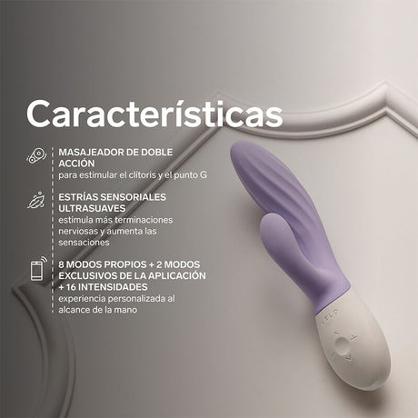 Lelo - Ina Twist Vibrador Rabbit Punto G Y Clítoris Lavanda